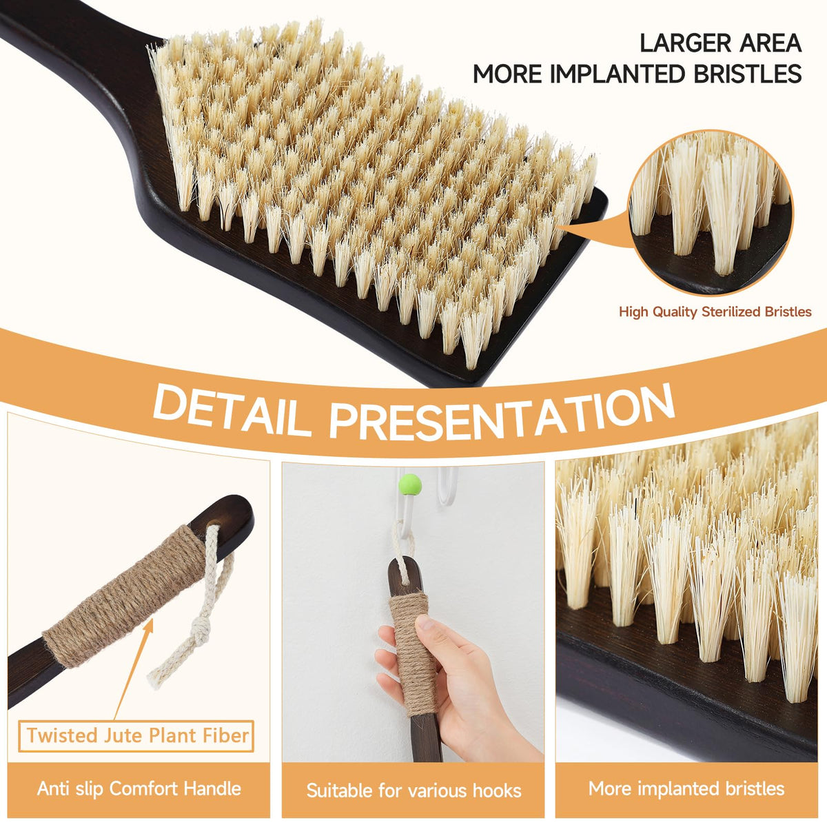 EnamelEVO perforated bamboo base keeps bristles secure and durable.