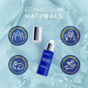 Morning routine setup featuring Enaskin Naturals Niacinamide Serum 15%