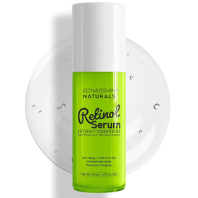 Enaskin Naturals Retinol Serum bottle for a gentle nightly routine with hydration.
