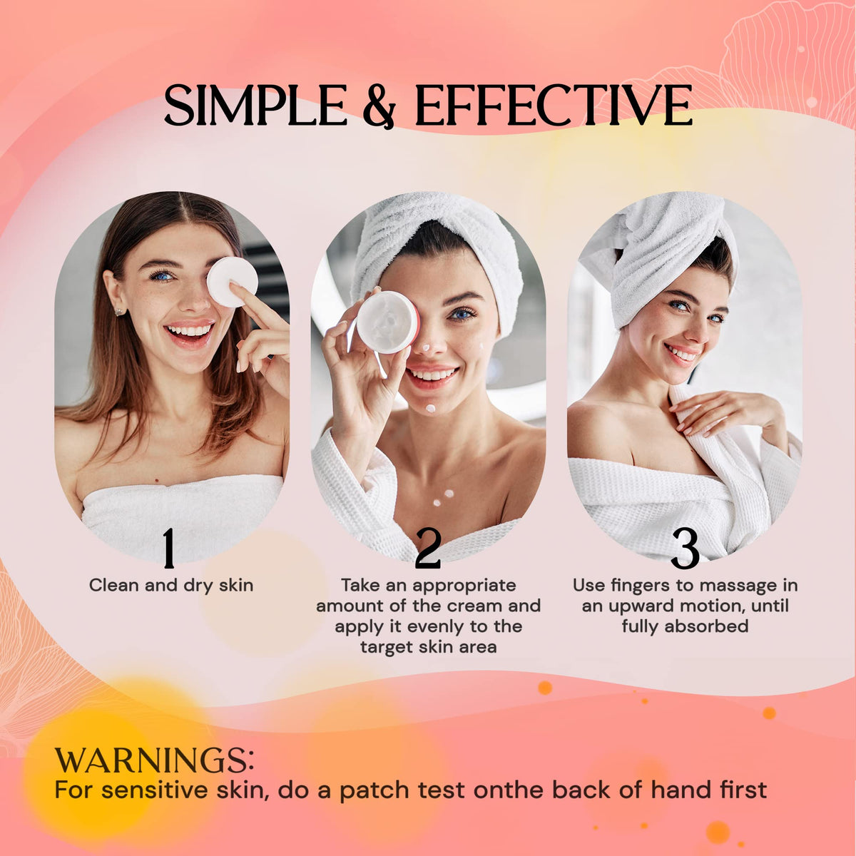 Enaskin Naturals skin glow closeup revealing refreshed neck and décolletage