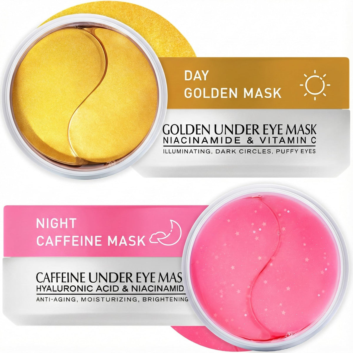 Enaskin Naturals Rosy Caffeine patches for under-eye depuffing and brightness