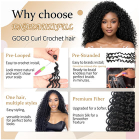 ENBEAUTIFUL pre-looped 4-in-1 design demonstrates quick installation and fuller waves.