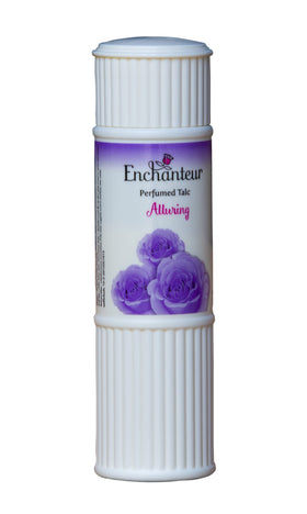 Enchanteur Trio-pack talc powder set for soft skin and coordinated fragrance.