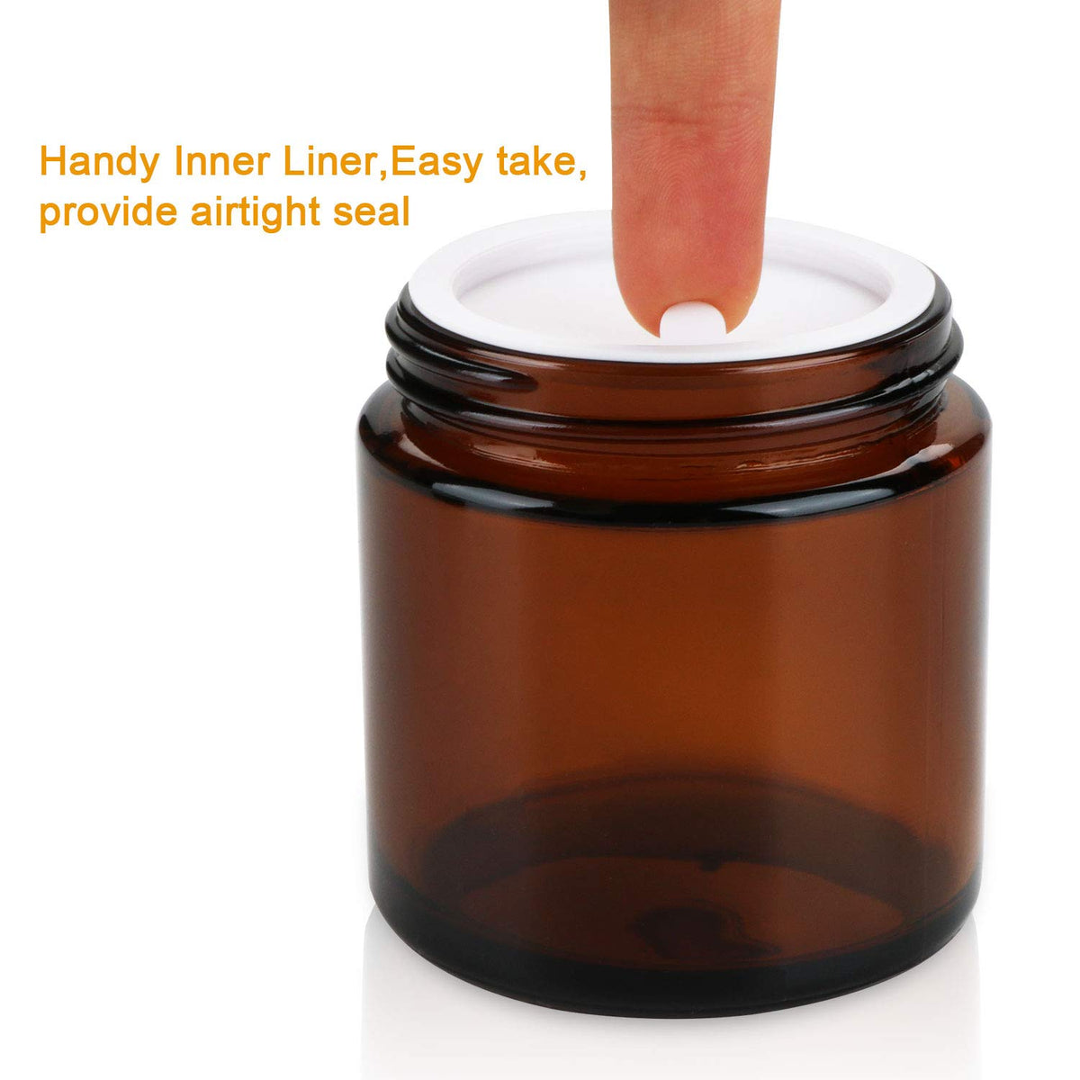Encheng amber glass protects contents from UV rays for longer freshness.