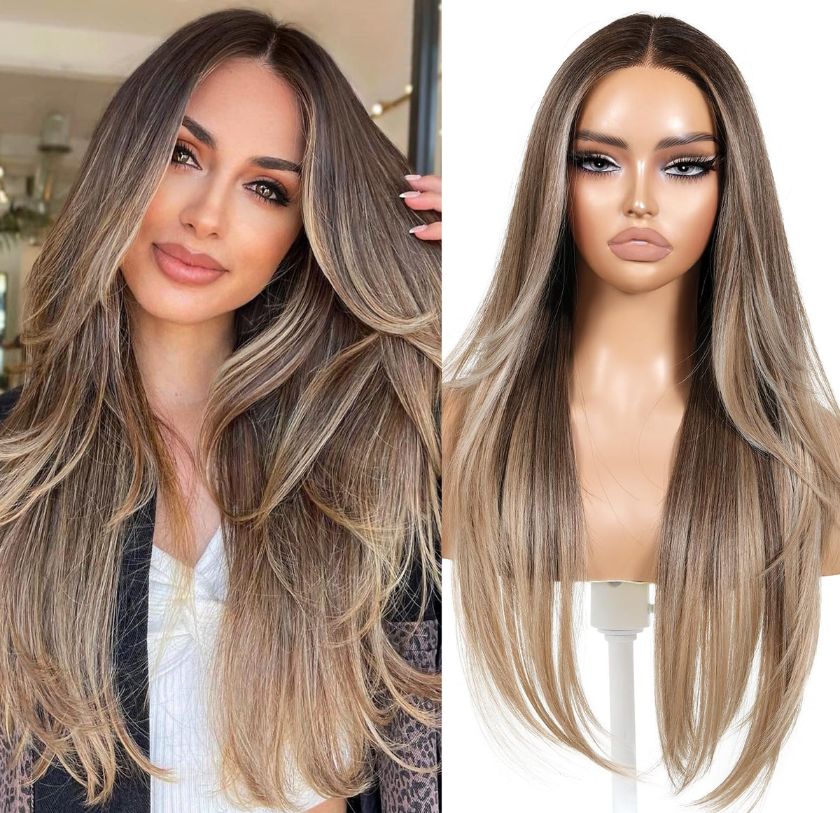 ENCOUNTERU 26-inch lace-front wig for quick, stylish looks and all-day comfort.