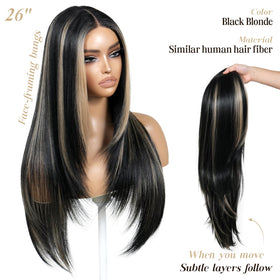 ENCOUNTERU Wear and Go wig with pre-plucked hairline for quick, natural-looking styling