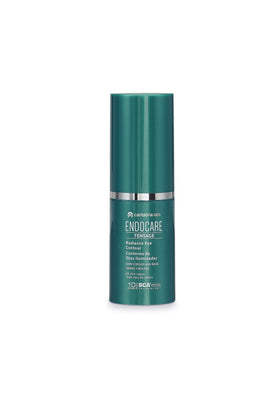 Endocare Tensage Eye Contour Radiance dispensing shot suggests easy morning routine application
