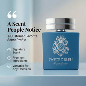 English Laundry Oxford Bleu packaging box, premium branding and gift-ready presentation