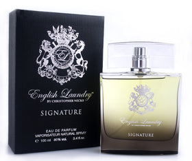 English Laundry Signature spray captures even distribution for a lasting scent