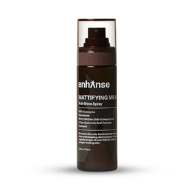 Enhanse Mattifying Milk spray bottle front view for oil control