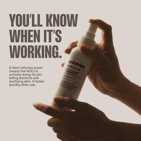 ENHANSE Super Clean post-shave aid to soothe irritation.