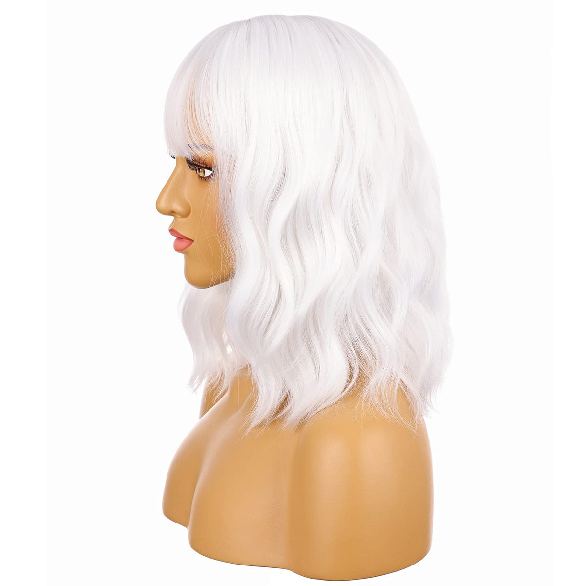 enilecor heat-resistant synthetic hair wig for lasting style