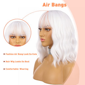 enilecor wig with hidden pins stays secure during activities