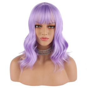 eNilecor Lavender Purple Wig natural look cap for realism