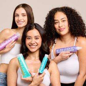 Enjoy Clarifying Shampoo suitable for all hair types with gentle clarifying benefits.