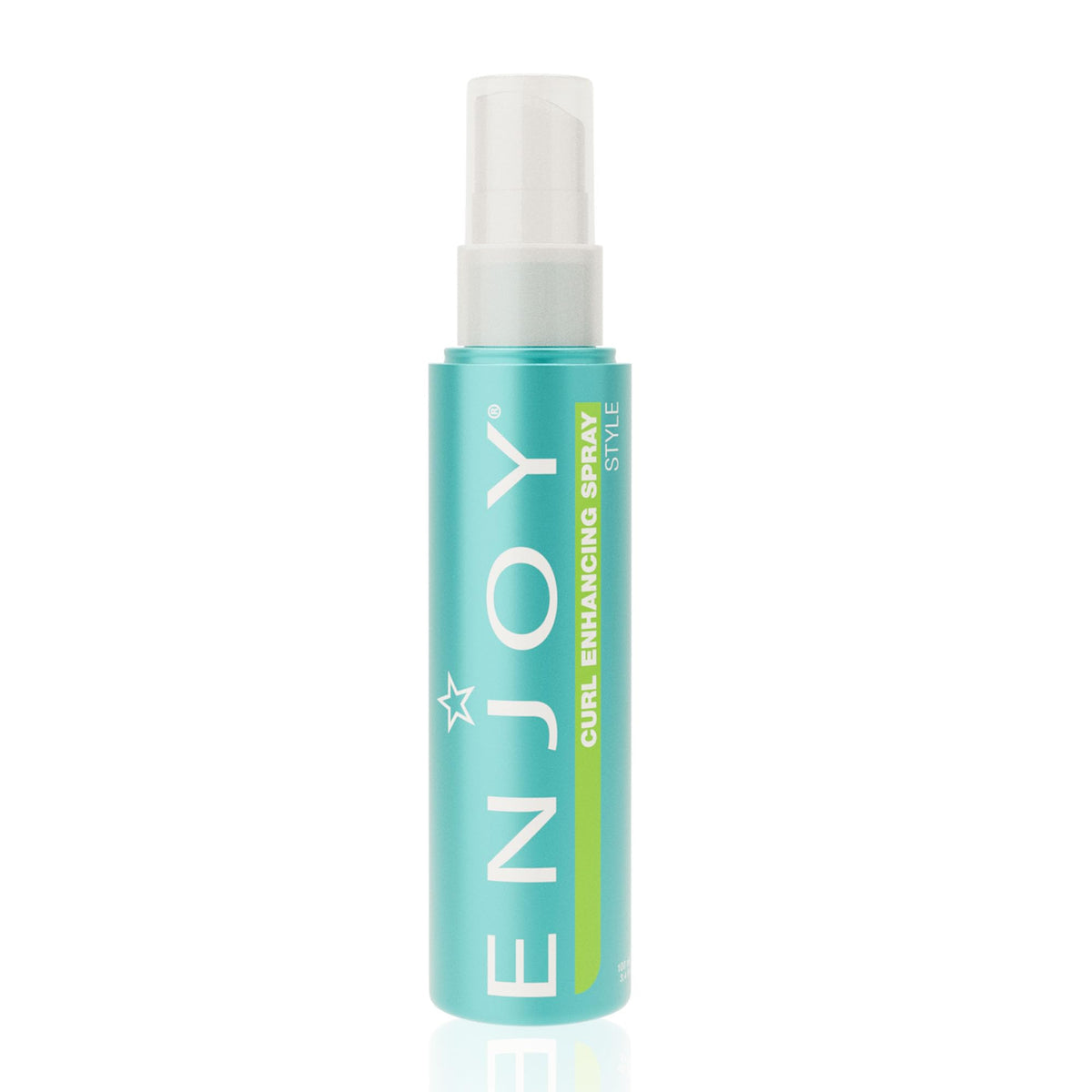 Enjoy Curl Enhancing Spray bottle top view for lasting lift and natural definition.