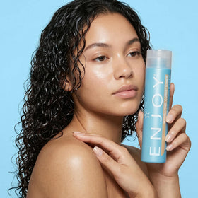 ENJOY Hydrating Conditioner application routine illustrating daily use benefits