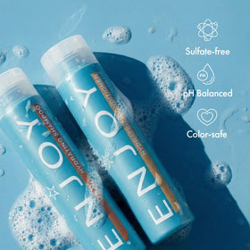 ENJOY Hydrating Conditioner smooth hair close-up shows shine and manageability