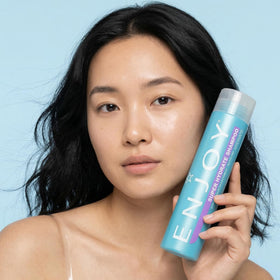 Enjoy Super Hydrate Shampoo featured in a moisture-rich routine.