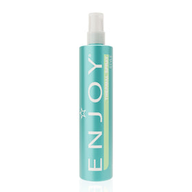 Enjoy Thermal Spray bottle closeup showcases sleek design and color-safe protection.