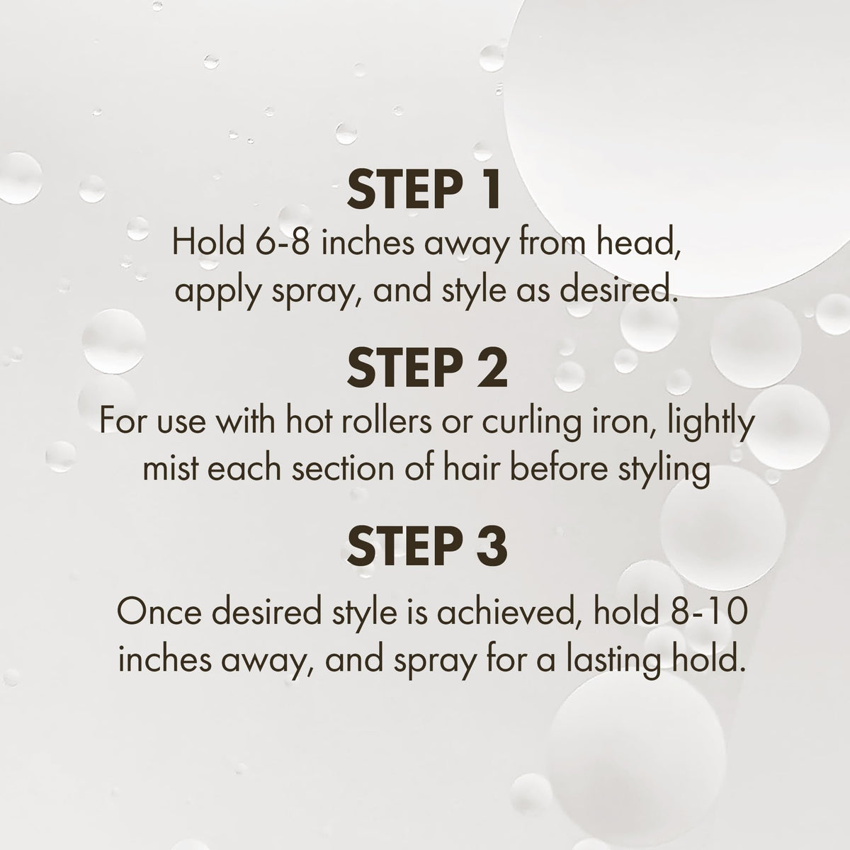 Enjoy Thermal Spray supports color longevity during styling on color-treated hair.