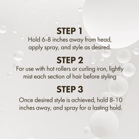 Enjoy Thermal Spray supports color longevity during styling on color-treated hair.