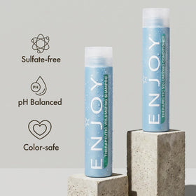 Enjoy two-piece volumizing system on display for daily lift.