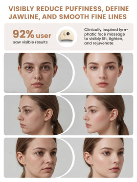 ENKUSU LED light and heat panel image suggests skin texture refinement