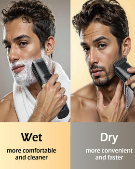ENSSU beard trimmer ceramic blades gentle on skin
