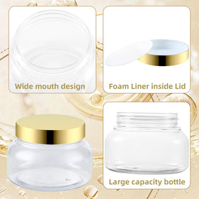 Entjor gold lid with foam liner provides a leak-proof seal