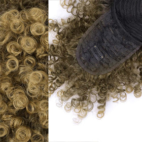 Entranced Styles short curly puff ponytail worn for quick daily looks.