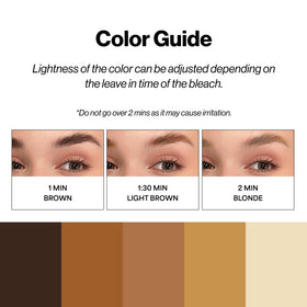 Entropy Make Up eyebrow bleach kit full set for convenient multi-use lightening