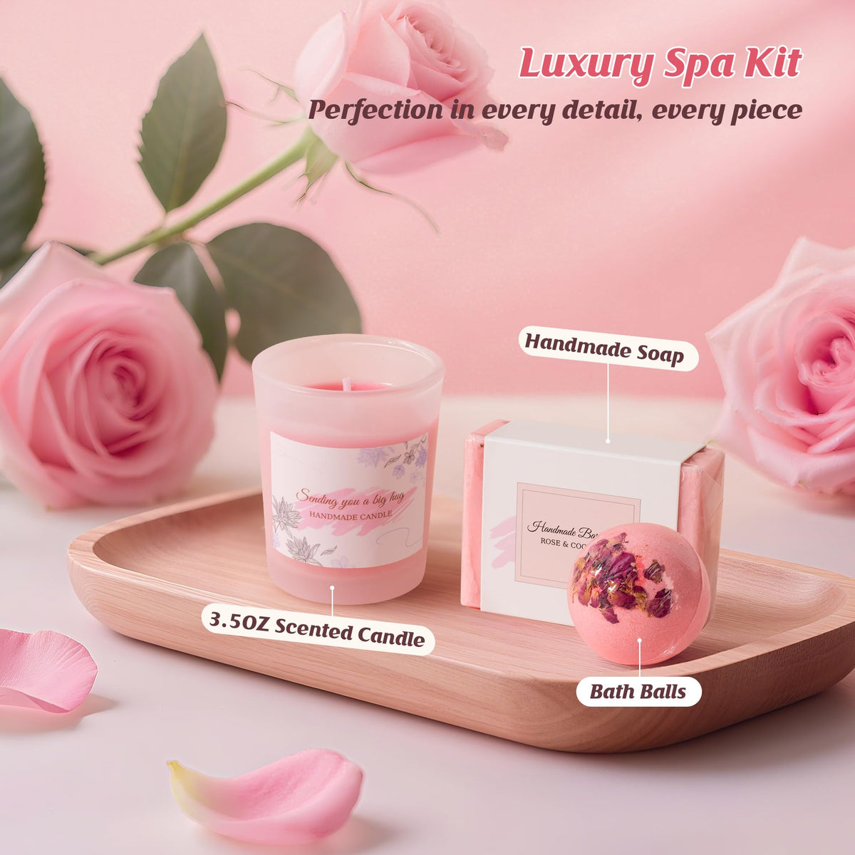 ENVTEK luxurious bath ball for a soothing bath moment