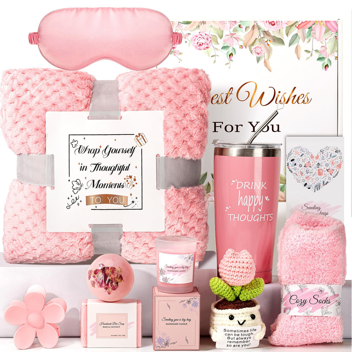 ENVTEK Mother's Day gift box featuring 11 pampering items for her