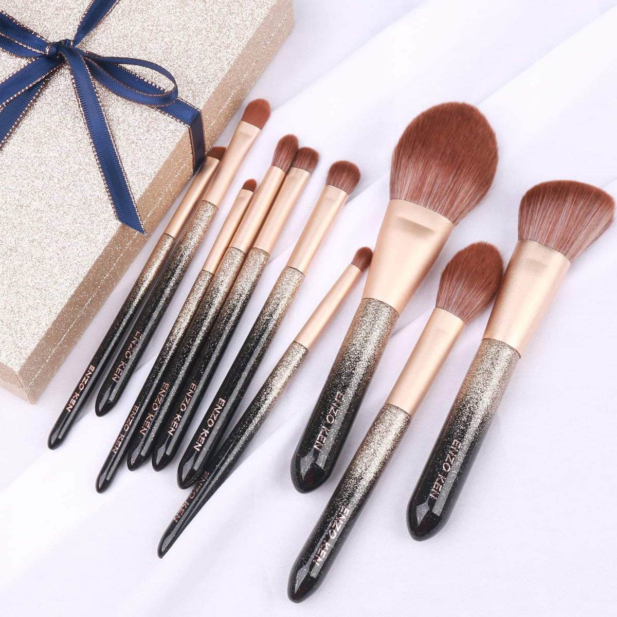 ENZO KEN eye/brow/liner brushes set for bold definitions