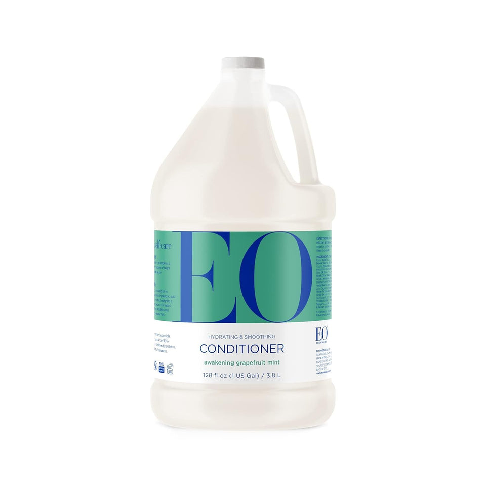 EO Grapefruit Mint Conditioner bottle showcases eco-friendly packaging and brand quality.