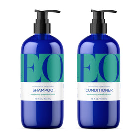 EO Grapefruit Mint Shampoo bottle with bright label for a refreshing cleanse