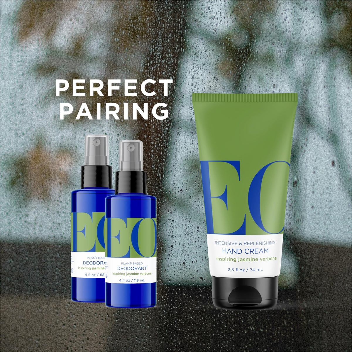 EO Hand Cream Jasmine Verbena packaging reflecting sustainable production