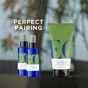 EO Hand Cream Jasmine Verbena packaging reflecting sustainable production