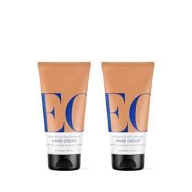 EO hand cream duo pack showing two bottles for daily hand care and softness