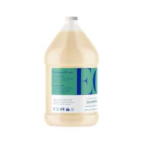EO Grapefruit Mint shampoo lather application demonstrates root to tip cleansing