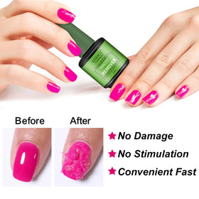 Eodci Magic Nail Polish Remover applies with a brush for easy gel release.