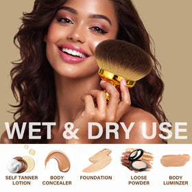 EOICCEOH back tanning brush reaches hard-to-see areas for natural results.