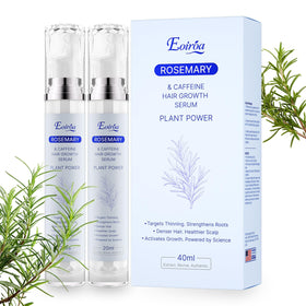 Eoiroa rosemary oil hair growth serum roll-on for precise thinning-area application.
