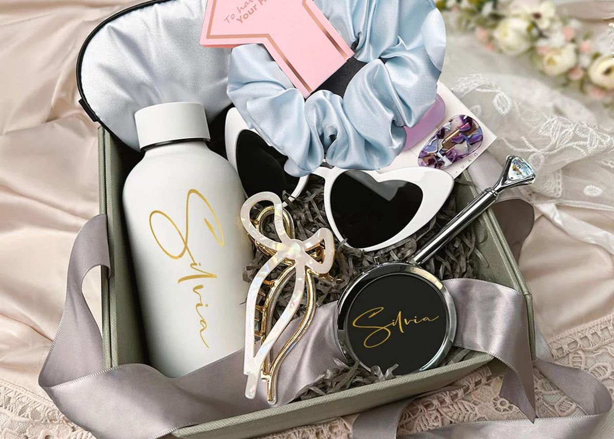 Bridesmaid scrunchies worn as bracelets offer versatile accessory options.