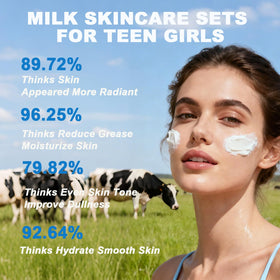 EONFAVE Milk Skin Care Set sleeping mask; overnight hydration for a refreshed morning.