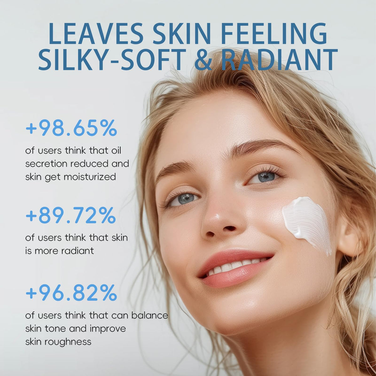 EONFAVE Milk Skin Care Set Eye Cream helps soothe and brighten.
