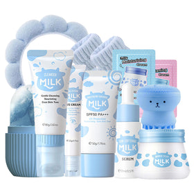 EONFAVE Milk Skin Care Set Face Wash for daily hydrating cleansing.