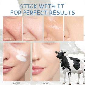 EONFAVE Milk Skin Care Set Serum nourishes and smooths skin tone.