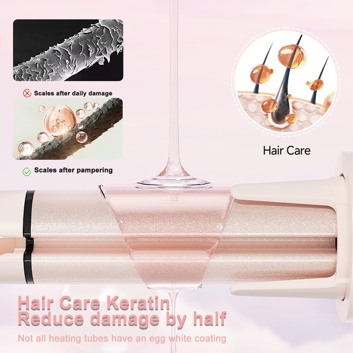 Protein-coated barrel ensures a smooth glide and reduced snagging.